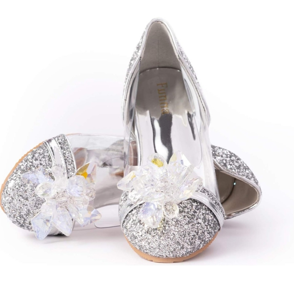 Girls dress Cinderella shoes